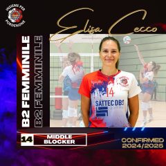 B2: ELISA CECCO SARA’ ANCORA DEI NOSTRI