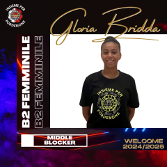 GLORIA BRIDDA TRA I CENTRALI DELLA B2 FEMMINILE