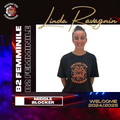 B2: LINDA RAVAGNIN, LA PIÙ GIOVANE COMPLETA IL REPARTO CENTRALI