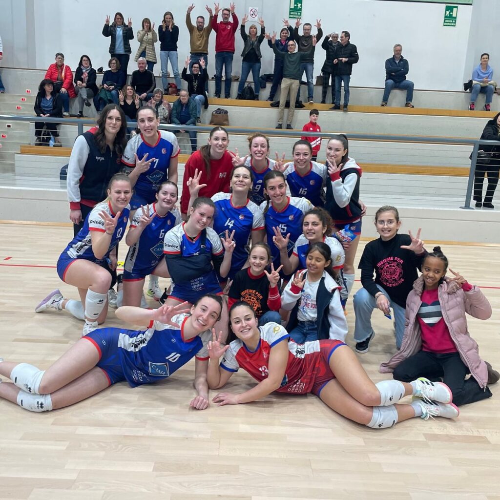 SERIE B2 FEMMINILE: PORDENONE VOLLEY INTASCA 3 PUNTI CONTRO OFFICINA DEL VOLLEY PD