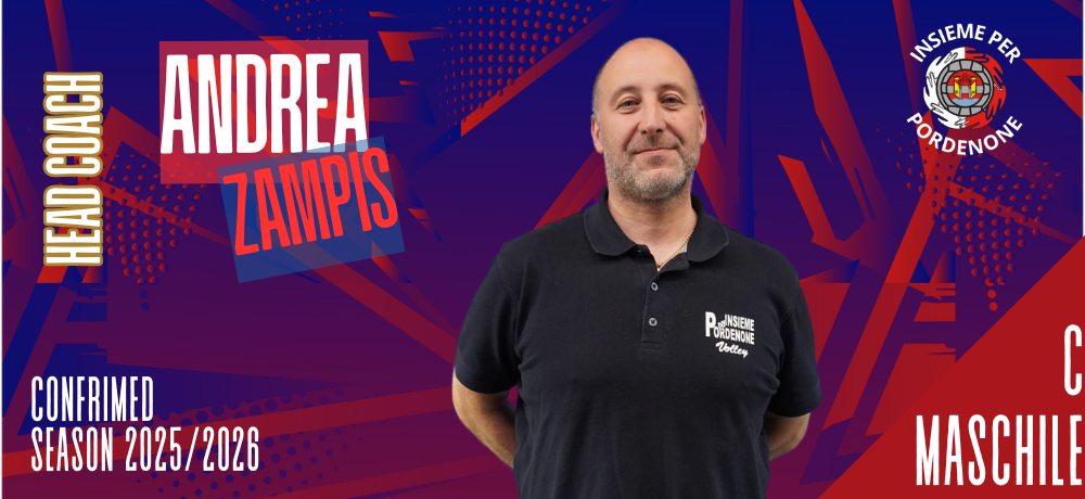 ANDREA ZAMPIS ALLA GUIDA DELLA SERIE C MASCHILE PER LA STAGIONE 25/26