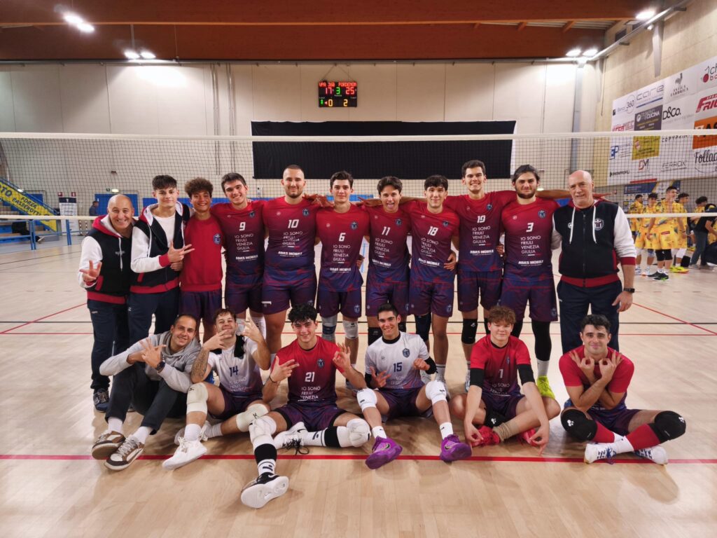 SEREI C MASCHILE: PORDENONE CORSARO NEL DERBY IN CASA DEL VOLLEY PRATA