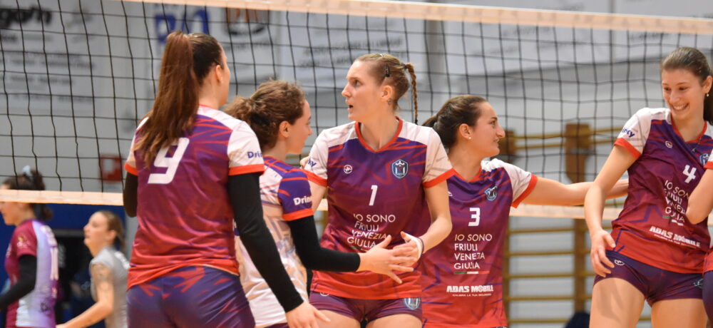 SERIE B2 FEMMINILE: PORDENONE VOLLEY SCONFITTO 3-1 A BASSANO AL TERMINE DI UNA SFIDA COMBATTUTISSIMA